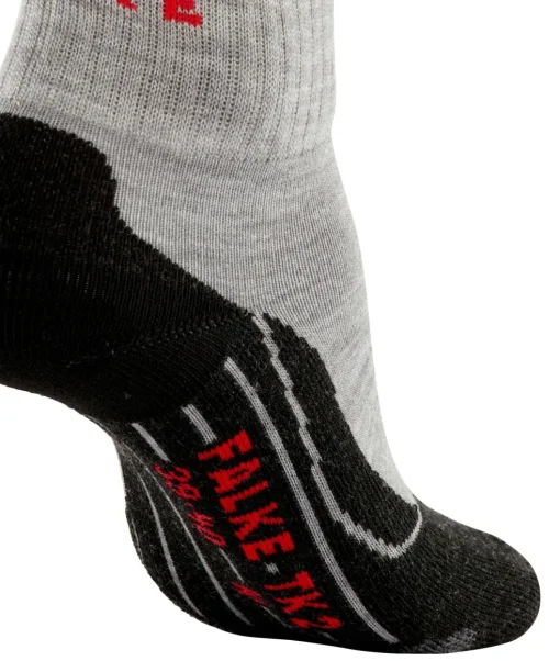 FALKE TK2 Explore damessokken kort, grijs (light grey)