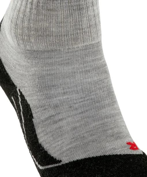 FALKE TK2 Explore damessokken kort, grijs (light grey)