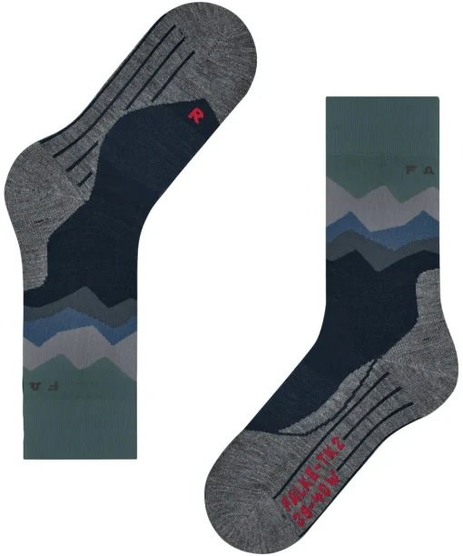 FALKE TK2 Explore herensokken, marine blauw (marine)