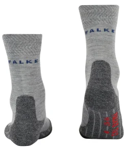 FALKE TK2 Explore Melange heren trekking sokken, grijs (m.grey melange)