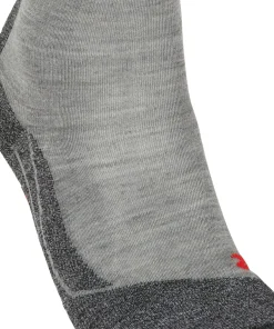 FALKE TK2 Explore Melange heren trekking sokken, grijs (m.grey melange)