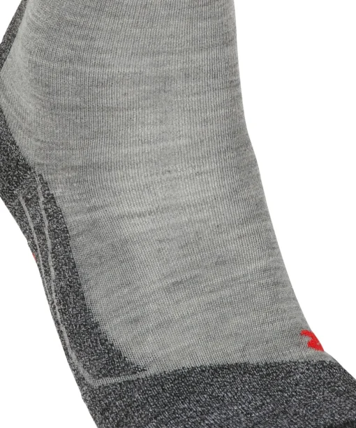 FALKE TK2 Explore Melange heren trekking sokken, grijs (m.grey melange)