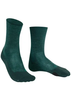 FALKE TK2 Explore Wool heren trekking sokken, hulstgroen (holly)