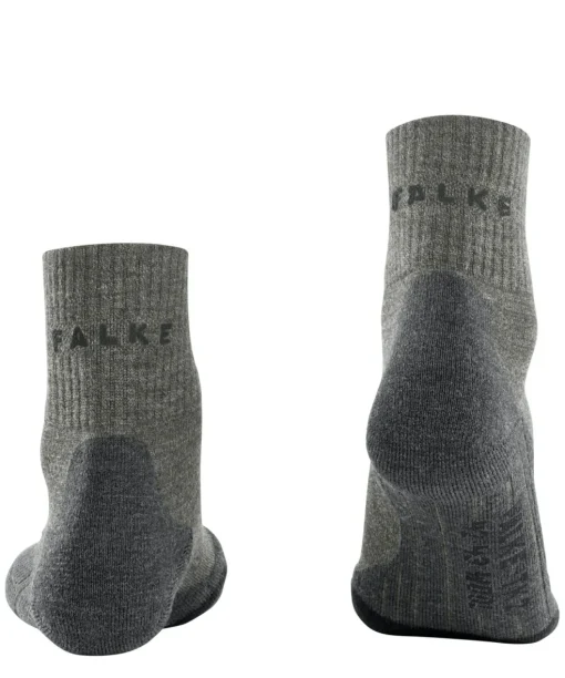 FALKE TK2 Explore Wool Short herensokken kort, grijs (kitt mouline)