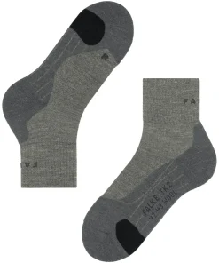 FALKE TK2 Explore Wool Short herensokken kort, grijs (kitt mouline)