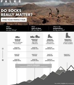 FALKE TK2 Explore Wool Silk heren trekking sokken, grijs (light grey)