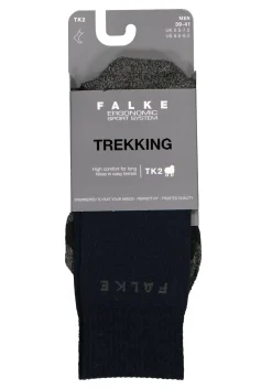FALKE TK2 heren wandelsokken, blauw (marine)