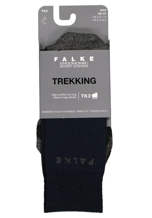 FALKE TK2 heren wandelsokken, blauw (marine)