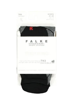 FALKE TK5 Invisible dames wandelsokken, zwart (black-mix)