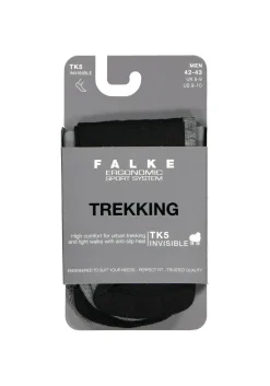 FALKE TK5 invisible heren wandelsokken, zwart (black-mix)