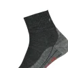 FALKE TK5 Short dames wandelsokken, antraciet grijs (asphalt melange)