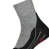 FALKE TK5 Short heren wandelsokken, licht grijs (light grey)
