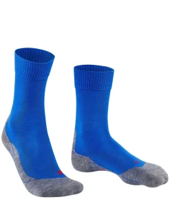 FALKE TK5 Wander heren trekking sokken, blauw (yve)
