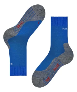 FALKE TK5 Wander heren trekking sokken, blauw (yve)