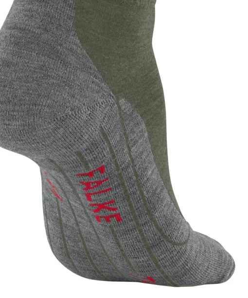 FALKE TK5 Wander Short heren trekking sokken kort, groen (herb)