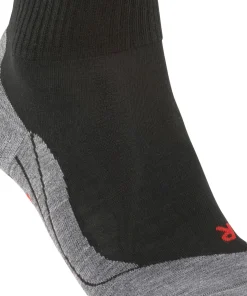 FALKE TK5 Wander Short heren trekking sokken kort, zwart (black-mix)