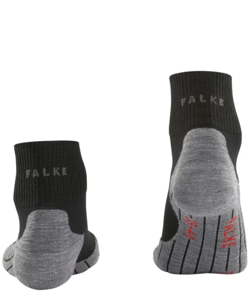 FALKE TK5 Wander Short heren trekking sokken kort, zwart (black-mix)