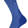 FALKE TK2 Wool dames wandelsokken, blauw-mix