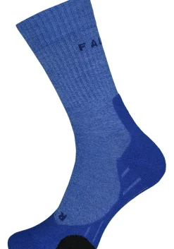 FALKE TK2 Wool dames wandelsokken, blauw-mix