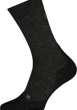 FALKE TK2 Wool dames wandelsokken, antraciet-mix (smog)