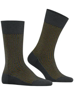 FALKE Uptown Tie herensokken, antraciet (anthracite mel.)