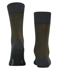 FALKE Uptown Tie herensokken, antraciet (anthracite mel.)