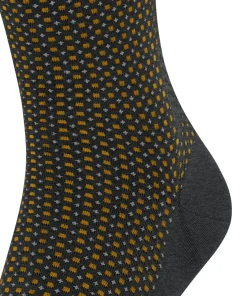 FALKE Uptown Tie herensokken, antraciet (anthracite mel.)