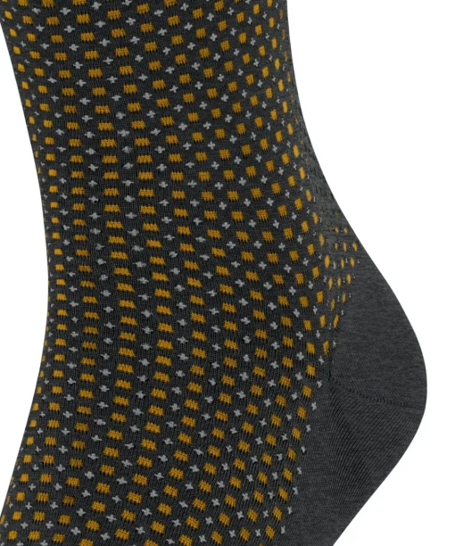 FALKE Uptown Tie herensokken, antraciet (anthracite mel.)