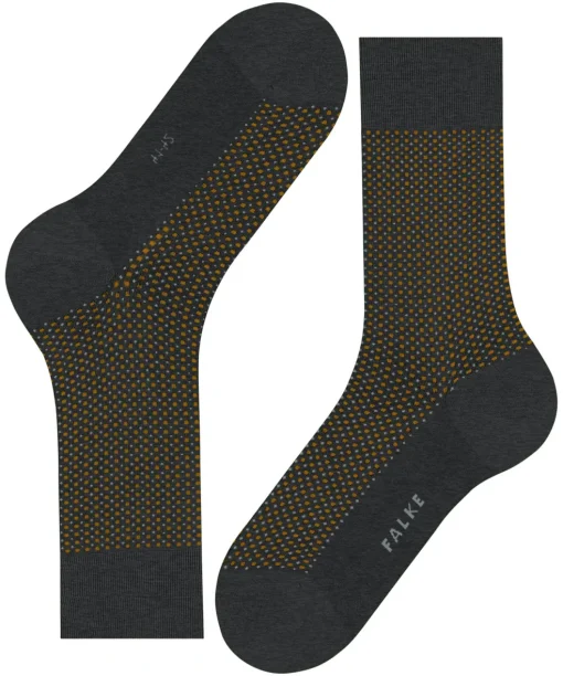 FALKE Uptown Tie herensokken, antraciet (anthracite mel.)