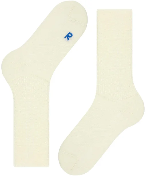FALKE Walkie Ergo unisex wandelsokken, wit (woolwhite)