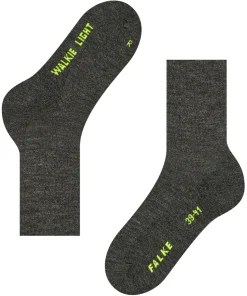 FALKE Walkie Light unisex wandelsokken, grijs (smog)