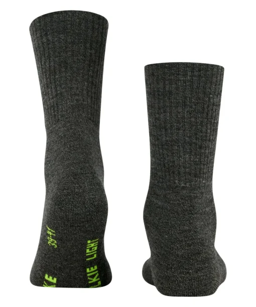 FALKE Walkie Light unisex wandelsokken, grijs (smog)