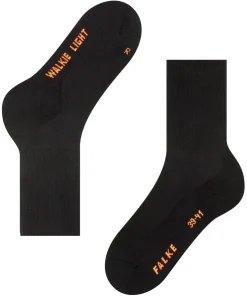 FALKE Walkie Light unisex wandelsokken, zwart (black)