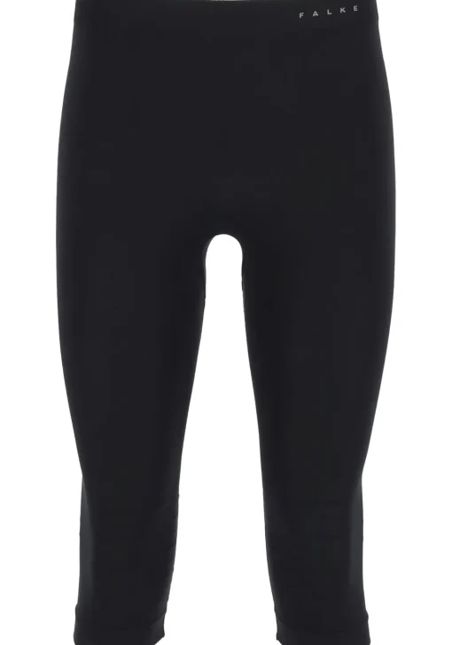 FALKE Warm 3/4 heren thermobroek, kuitlange thermobroek, zwart