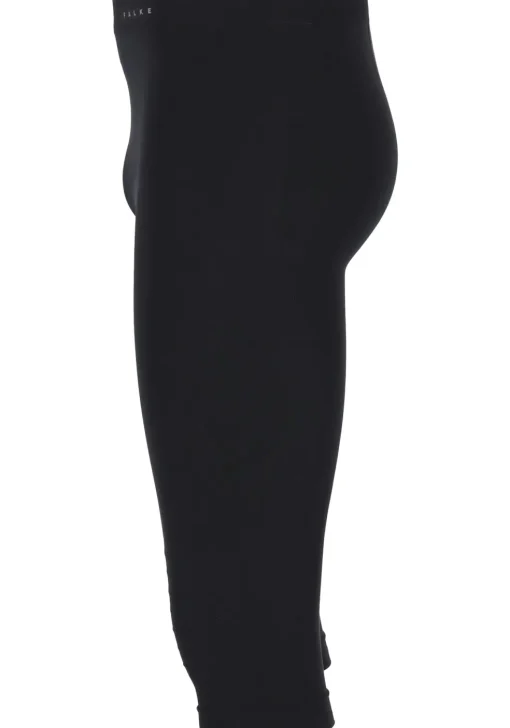 FALKE Warm 3/4 heren thermobroek, kuitlange thermobroek, zwart
