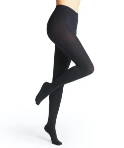 FALKE Warm Deluxe 80 DEN dames panty, marine