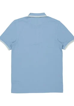 Fred Perry M3600 polo twin tipped shirt, heren polo Sky / Snow White / Snow White