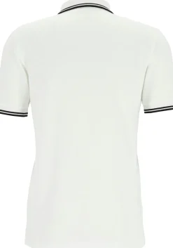 Fred Perry M3600 polo twin tipped shirt, heren polo, White / Black / Black