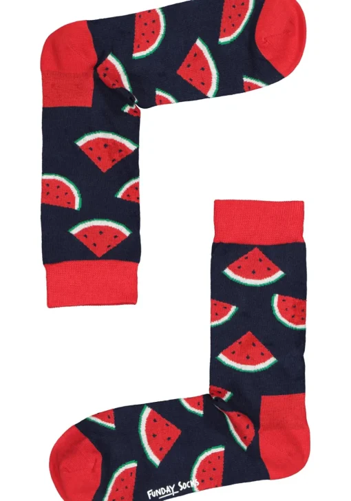 Funday Socks Giftset unisex sokken (4-pack), Fruit in een doosje