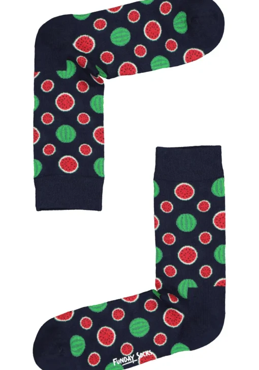 Funday Socks Giftset unisex sokken (4-pack), Fruit in een doosje