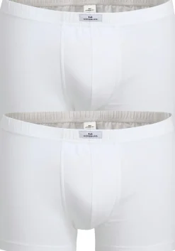 Gotzburg heren boxer normale lengte (2-pack), wit