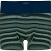 Gotzburg heren boxer normale lengte (2-pack), donkerblauw gestreept