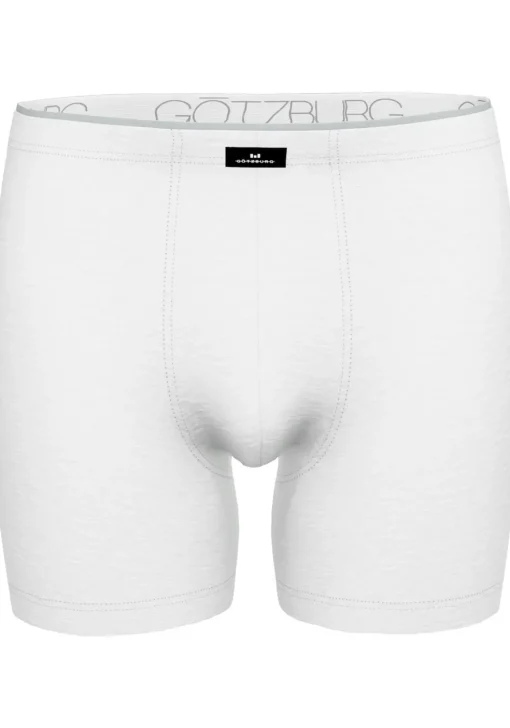 Gotzburg heren boxer normale lengte (1-pack), wit