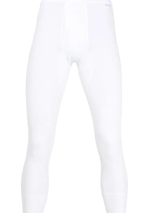 Gotzburg heren lange onderbroek met gulp (1-pack), wit