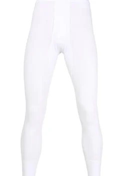 Gotzburg heren lange onderbroek met gulp (1-pack), wit