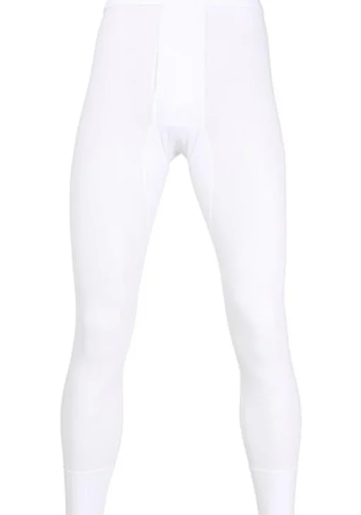 Gotzburg heren lange onderbroek met gulp (1-pack), wit