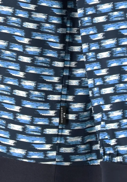 Gotzburg heren pyjama, blauw dessin