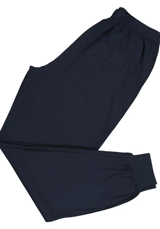 Gotzburg heren pyjama, blauw met lichtblauw en wit dessin