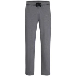 Gotzburg heren pyjama- of loungebroek, middenblauw melange
