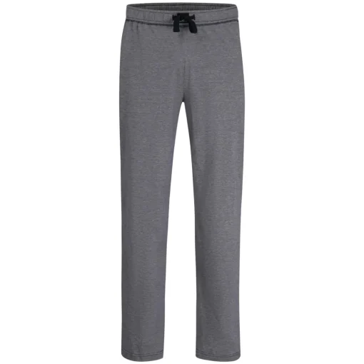 Gotzburg heren pyjama- of loungebroek, middenblauw melange